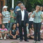 Çlausura de los campamentos con el edil del Coto, Agustín Pérez Lamo.