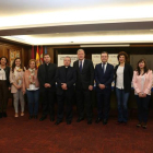 La recepción se realizó en el Ayuntamiento de León