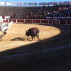 La plaza de toros acogió la novillada mixta en honor a Santa Marta.