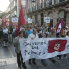 Protesta de ciudadanos en defensa de los Principia, que estuvieron a punto de ser destruidos para construir un edificio de viveindas.