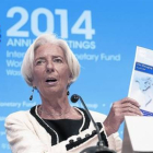 La directora gerente del FMI, Christine Lagarde, en Washington.
