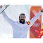 Regino Hernández muestra su felicidad en PyeongChang