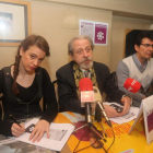 Lorena González, Juan Carlos Suñén y Plácido Martínez.