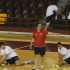 Dani Gordo sólo ha tenido un entrenamiento para preparar el partido.