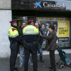 Atraco en una sucursal de La Caixa.