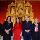 Silvia Clemente junto a sus antecesores en el cargo: Estella, García Cirac, Fernández Santiago, Llamazares y Sánchez Reyes. NACHO GALLEGO