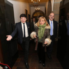 Samuel Folgueral, Isabel Carrasco y Emilio Cubelos, ayer en el Ayuntamiento de Ponferrada.