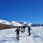 Las rutas de Lillo se pueden hacer todo el año, incluido en invierno con raquetas de nieve. CASA DEL PARQUE EL TORREÓN DE PUEBLA DE LILLO