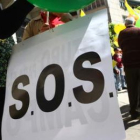 Protesta del sector primario a cuenta de las normas de pagos de la PAC, en una imagen de archivo.