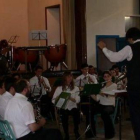 La banda Sones del Órbigo en el concierto de la pasada semana cultural