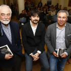 Juan Pedro Aparicio, Emilio Gancedo y Joaquín Sánchez Torné ayer en el Club de Prensa del Diario de León