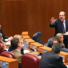 Intervención del presidente de la Junta, Juan Vicente Herrera, en el Pleno de las Cortes. Diego de Miguel
