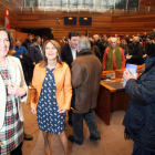 La presidenta de las Cortes de Castilla y León, Josefa García Cirac, inauguró la Jornada de Puertas Abiertas del parlamento autonómico.