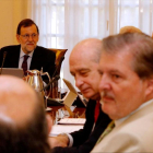 El presidente del Gobierno en funciones, Mariano Rajoy, en la última reunión de su consejo de ministros.