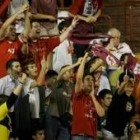 El Palacio de Deportes registró un lleno total en el partido de ayer