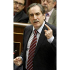 Gómez, durante su intervención en el Congreso.