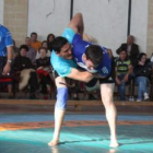 Dos luchadores de pesados con baja tara y gran calidad: Ricardo Fernández y Jonathan Álvarez.