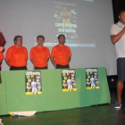 Julio Baptista, ayer, durante la presentación de su campus de fútbol en Cubillos del Sil.