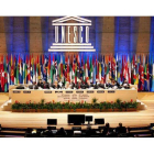 Fotografía de archivo realizada el 25 de octubre de 2011 que muestra la 36ª sesión de la Conferencia General de la UNESCO, en París.