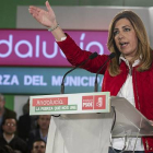 La presidenta andaluza sigue sin confirmar el hipotético adelanto electoral en Andalucía.