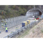 Corte de los túneles de La Barosa en la N-120, para los que se busca la alternativa por la A-76.