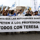 La manifestación de la ‘marea blanca’ celebrada en Madrid se solidarizó con Teresa.