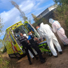 Rescate del anciano en la carretera del pantano. DL