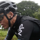 El ciclista británico Chris Froome durante la segunda etapa del Tour de Francia 2016