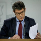 El ministro de Energía, Álvaro Nadal, ayer en la Moncloa.