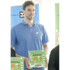 Pau Gasol en la presentación del cuento ‘El Lluís i el senyor Kandinsky’.