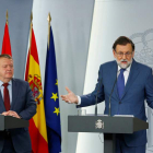 El primer ministro de Dinamarca, Lars Lokke Rasmussen, y el presidente Mariano Rajoy.