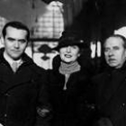 Lorca junto a Eduardo Marquina y Lola Membrives
