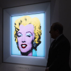 El icónico retrato de Marilyn Monroe se subasta. JUSTIN LANE