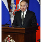 Putin ayer, en su comparecencia pública. MIKHAIL TERESHCHENKO