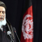 Burhanudin Rabbani, ex presidente de Afganistán y dirigente del Consejo Afgano por la Paz.