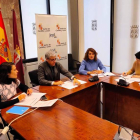Eduardo Diego, en la  Comisión Territorial de Mejoras. DL