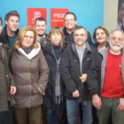 Miembros del Espacio Parlamentario Leonés y de la agrupación local del PSOE se reunieron ayer en San