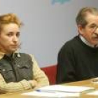 Fátima López Placer y Ángel Escuredo en el transcurso de la rueda de prensa