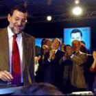 Mariano Rajoy asistió ayer a la presentación de los candidatos del PP por la Comunidad de Madrid