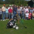 El grupo participante en las actividades de mayores, en el Club de Golf