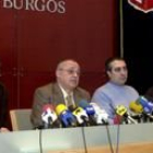 José María Balcells, Gonzalo Santonja, Adolfo Alonso Ares y Francisco Quintana, ayer en Burgos