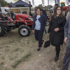 Juan Vicente Herrera en la inauguración de la Feria Nacional de Maquinaria Agrícola de Lerma. S. OTERO