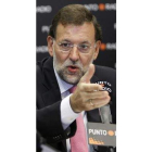 Rajoy fue entrevistado en Punto Radio.