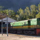 Vista de las instalaciones de los talleres ferroviario de Villablino. V. GARCÍA (ARMF)