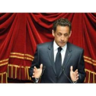 El presidente francés Sarkozy.