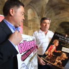 Marcos Martínez y Raúl Valcarce presentaron ayer los carteles de las actividades.
