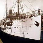 Vista general del ‘Santa Isabel’, buque moderno y lujoso que se hundió en enero de 1921, nueve años después que el ‘Titanic’.