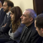 Lucio Vallejo durante el juicio en el Vaticano