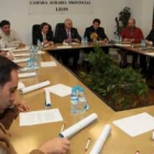 Sesión inaugural de la lonja de precios agropecuarios, en la Cámara Agraria de León