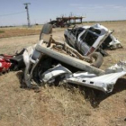 El accidente se produjo entre una furgoneta y una moto.